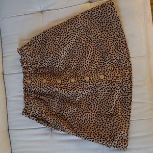 Girls corduroy mini skirt